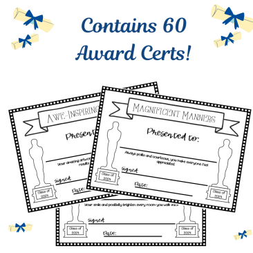 End of Year Summer Award Certs!