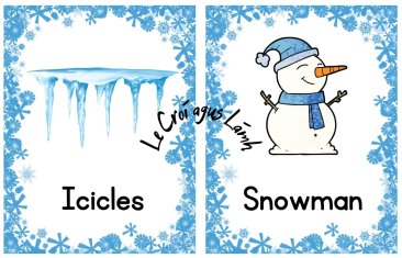 Winter - Display/Vocabulary