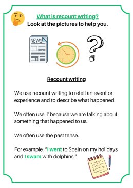 St. Patrick's Day Recount Writing Pack for Junior Classes