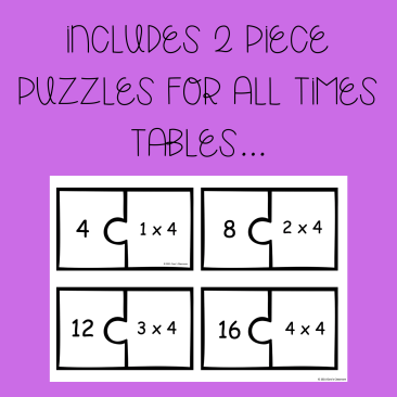 Times Tables Puzzles