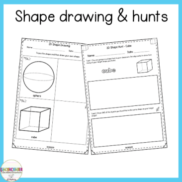 3d shape worksheet