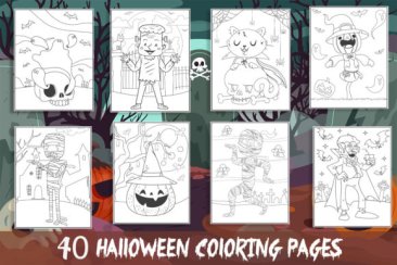 40-Halloween-Coloring-Pages-for-Kids-Graphics-6177056-2-580x387