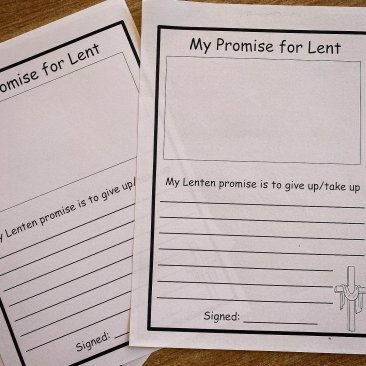 My Promise for Lent