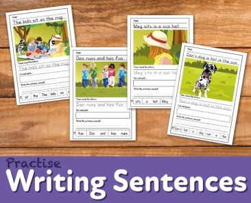 Practice Writing Sentences ‘Zogggy At A Picnic’ (4-7 years)