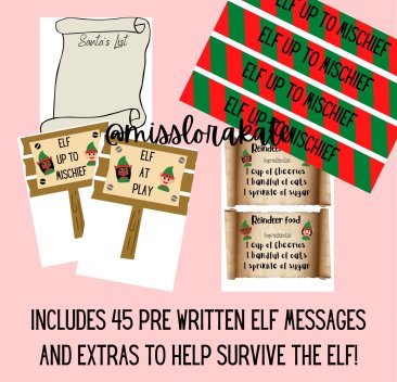 Elf on the Shelf Survival Kit