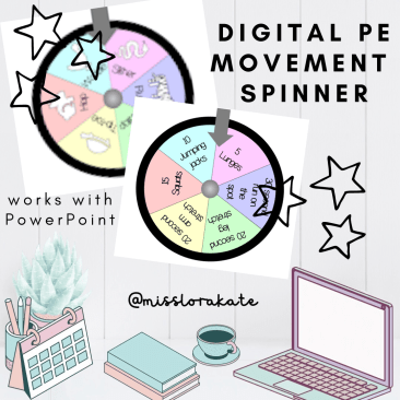 Digital PE Exercise Spinner