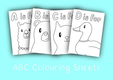 Alphabet Colouring Sheets