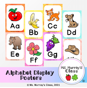 Alphabet Display Posters | Ms. Murray's Class