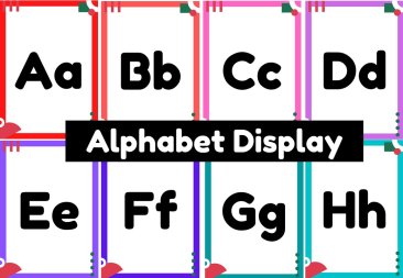 Alphabet Display Pack (Fada letters included)