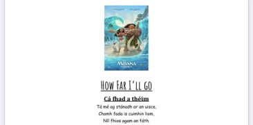 Disney Songs Gaeilge  bundle