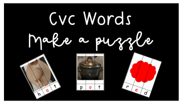 CVC words with pictures
