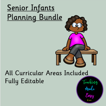 Senior Infant Long Term Planning Bundle