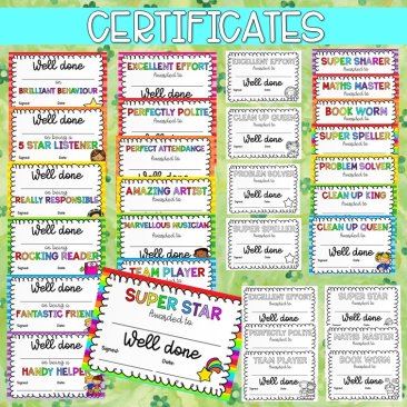 Certificates Preview