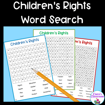 Children's Rights Word Search