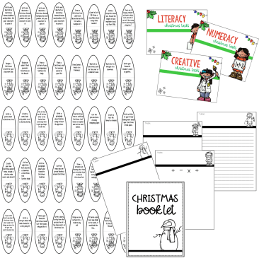 50 Christmas Early Finisher Activities for Numeracy, Literacy and Art!