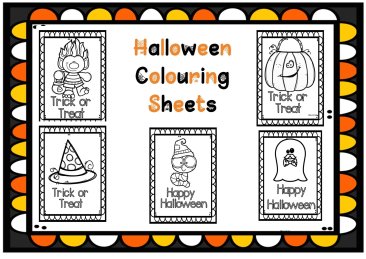 Halloween Colouring Sheets
