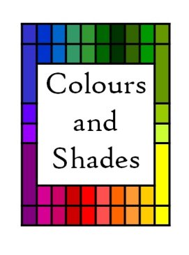 Colours and Shades Poster