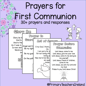 Prayers for First Holy Communion
