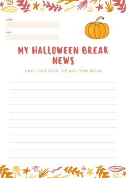 Halloween break RECOUNT / NEWS