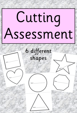 Cutting Shapes Assessment