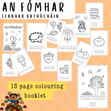 An Fómhar - colouring booklet
