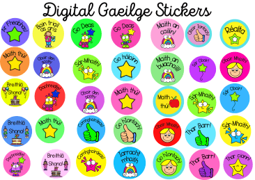 Digital Gaeilge Stickers