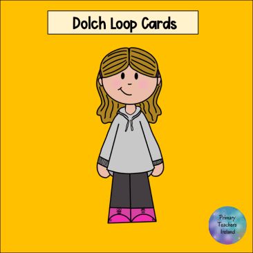 Dolch List 4/5 Loop Card Game