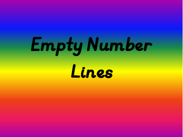Empty Number Lines
