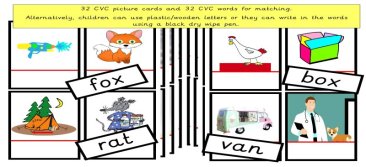 Find, Make or Write CVC Words