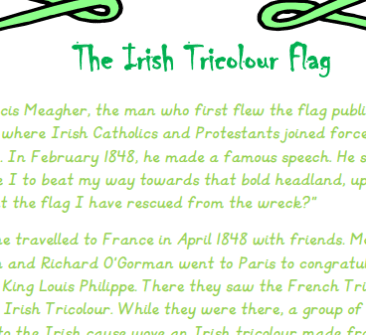 Irish Flag for Senior Classes