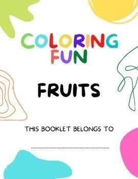 Coloring Fun - Fruits