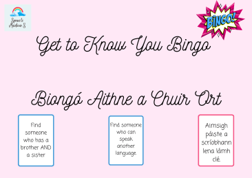 Get to Know You Bingo (Gaeilge & Béarla)