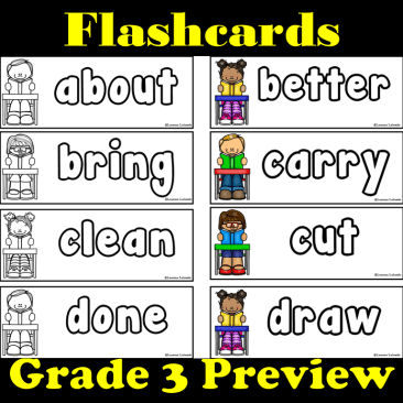 Grade 3 Flashcards Dolch