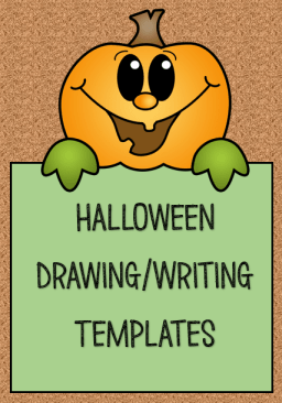Halloween Drawing / Writing Frames