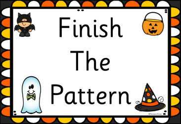 Finish The Pattern {Halloween}