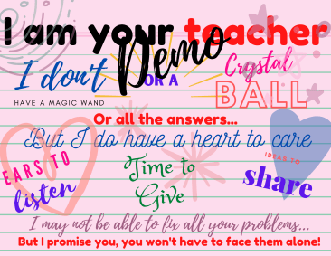 I am your teacher