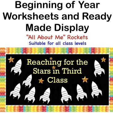 New Year Worksheets and Display