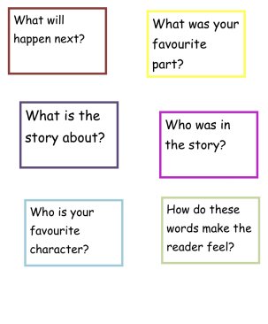 Guided Reading Question Cards