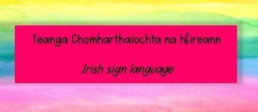 Irish Sign Language Alphabet
