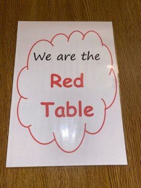 Image red table