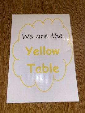 Image yellow table