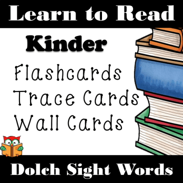 Kinder Learn to Read Cover