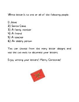 Christmas Letter Writing Activity/Letter to Santa