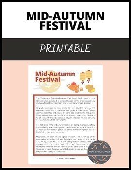 Mid-Autumn Moon Festival/World Festivals/Asian Studies