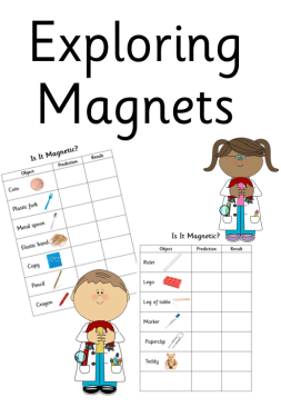 Magnet Worksheets
