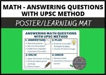 Math - UPSC Method of Answering Math Questions/Problem Sums/Word Questions