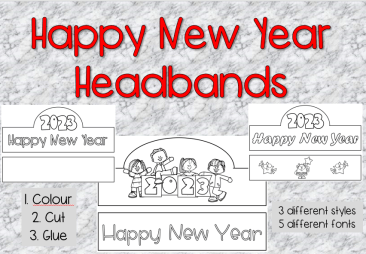 Happy New Year Headbands