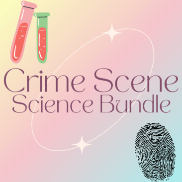 Bundle - Crime Scene Science - 2 x Lesson Plans and Powerpoint Resource