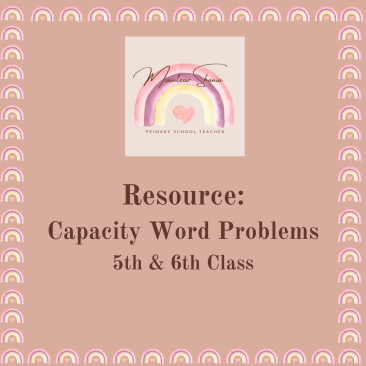 Capacity Word Problems.