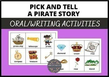 Story Cards/Pirate Story/Story Telling/Creative Writing